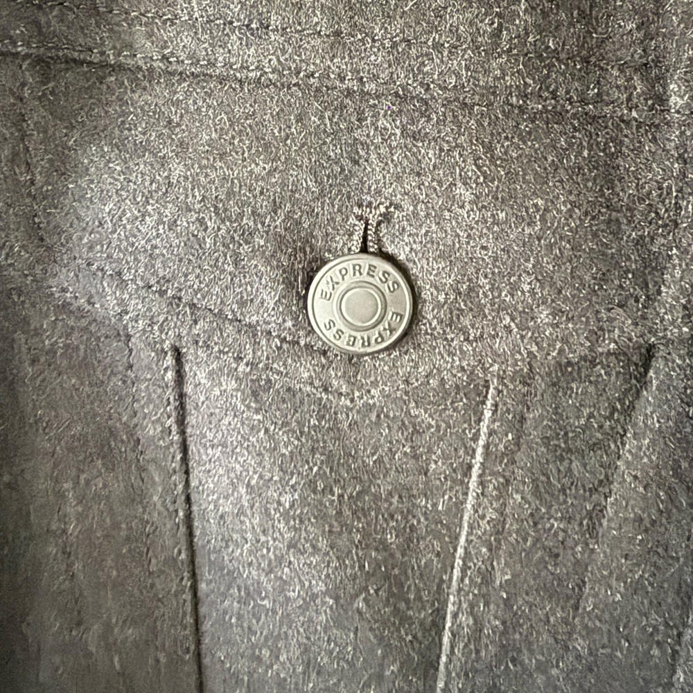 NWOT Express Men's Charcoal Field Jacket M - Picture 7 of 8